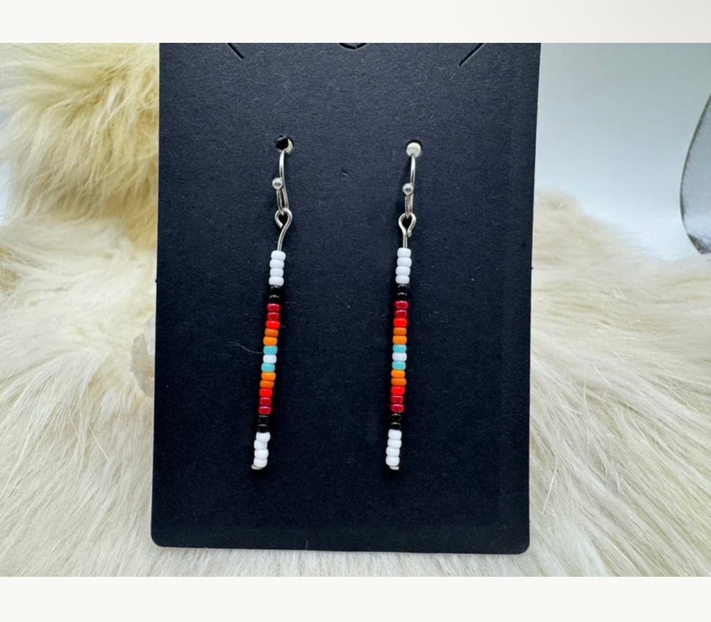 Ojibwe Dangles: White