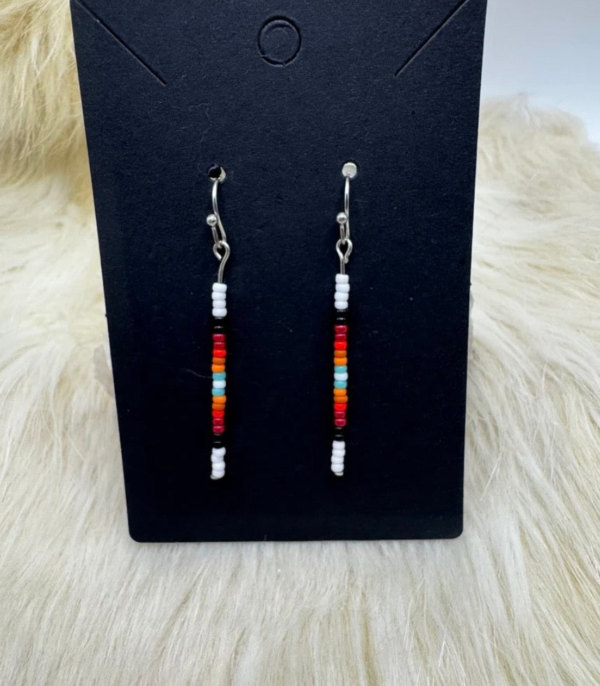 Ojibwe Dangles: White
