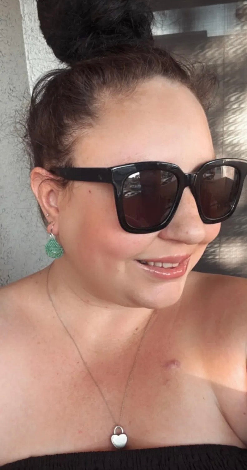 Mini Turquoise Looped Fringe Earrings