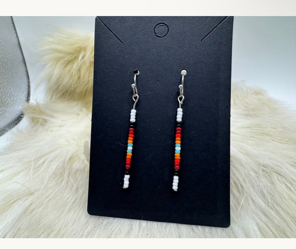 Ojibwe Dangles: White